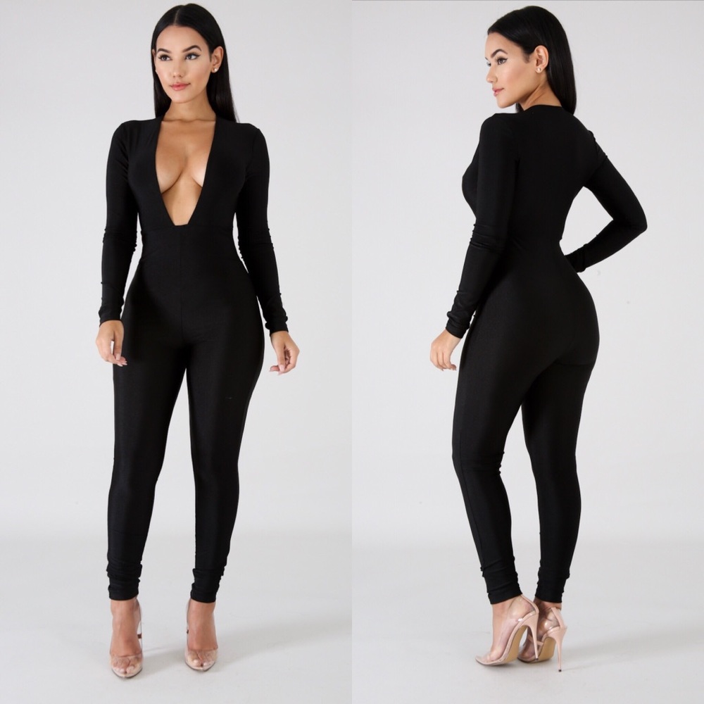BOUTIQUE KYLIE /KIM K INSPIRED JUMPSUIT PRICE FIRM - Picture 1 of 2
